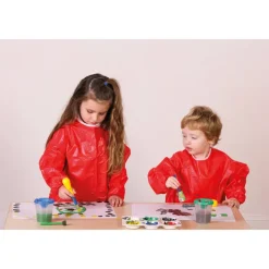 New PVC Waterproof Children's Aprons Red Outdoor Sand & Water|Water Play & Accessories