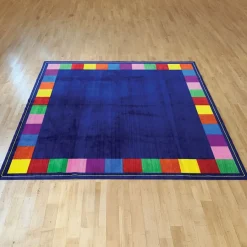 Sale Rainbow Edge Classroom Carpet Rugs & Mats|Library Furniture