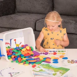 New Rainbow Pebbles Sorting & Classification