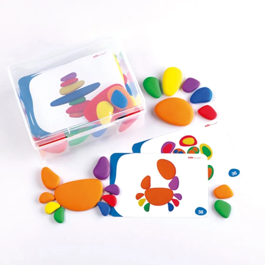 New Rainbow Pebbles Sorting & Classification