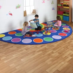 Sale Rainbow Placement Rugs Semi-Circle W2 x L4m Rugs & Mats|Library Furniture