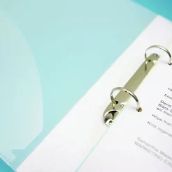 Rapesco Ring Binder A4 2-Ring 25mm 10pk Clear Files|Portfolio Cases & Folders