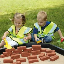 Best Real Mini Bricks L12 x D3.5cm 25pk Building Bricks & Blocks|Builders Role Play
