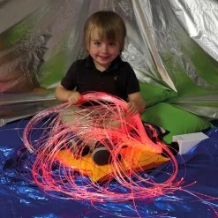 Clearance Rechargeable Wireless Sensory Fibre Optic Strands Light Up Learning|Den Making