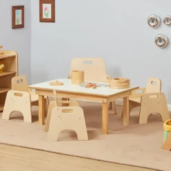 Sale Rectangular Toddler Low Table H38cm Single Table Classroom Tables|Tables & Chairs