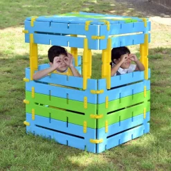 Recycled Constructa Den 76pcs Construction|Construction Sets