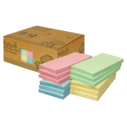 Recycled Pastel Sticky Notes 12pk Sticky Notes & Notepads