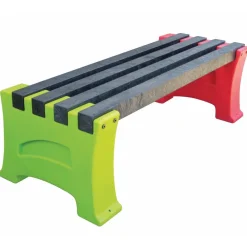 Discount Recycled Plastic Multicoloured Bench Benches & Picnic Benches|Outdoor Furniture
