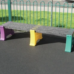 Discount Recycled Plastic Multicoloured Bench Benches & Picnic Benches|Outdoor Furniture
