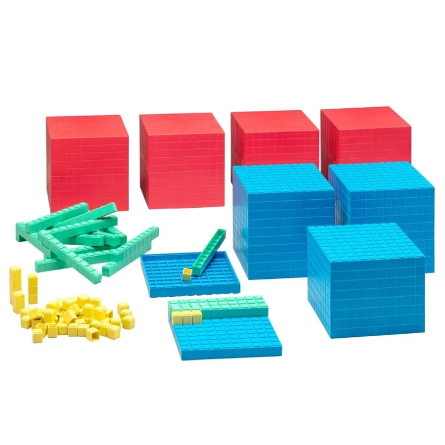 Clearance Re-Plastic Base Ten Class Set 184pcs Number|Maths Essentials