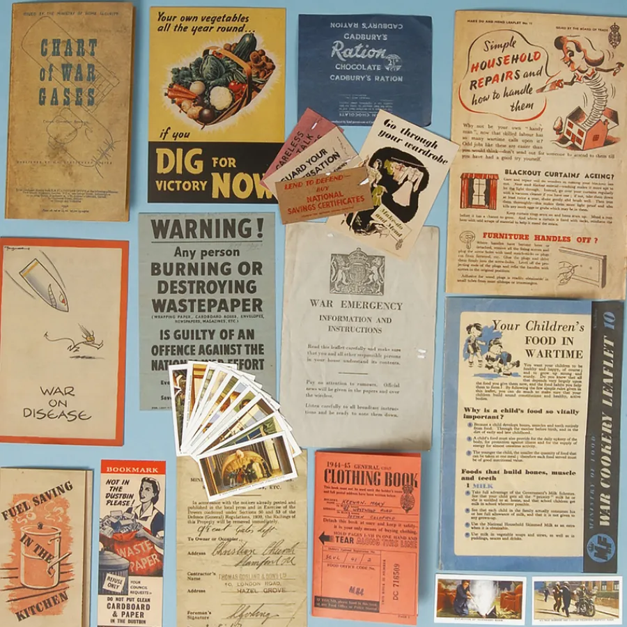 Clearance Replica Home Front Documents Second World War|Festivals & Celebrations