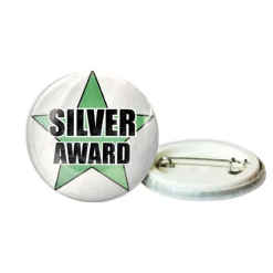 Clearance Reward Gold Silver Bronze Pin Badges 45pk School Sports Day Equipment|Languages Rewards & Stickers