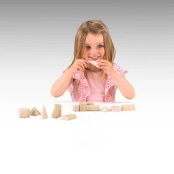 Outlet RE-Wood® Geometric Shapes Set 14pcs Geometry|Geometry & Shape