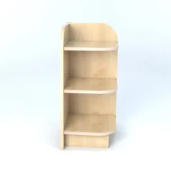 Clearance Right Hand Library End Bookcase In Maple Library & Book Storage|Book Storage