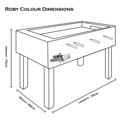 Hot Roberto Roby Colour Table Football Game Alternative Sports