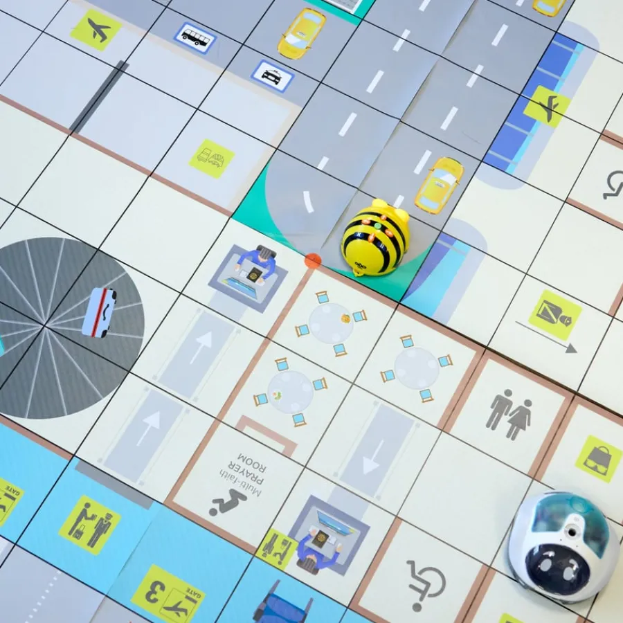Sale Robotics Mats - At the Airport Programmable Robots|Programming & Control Technology