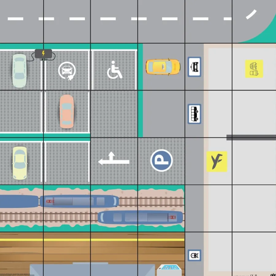 Sale Robotics Mats - At the Airport Programmable Robots|Programming & Control Technology
