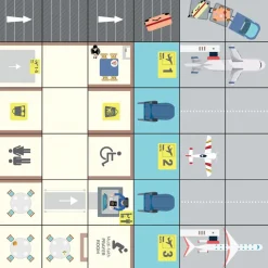 Sale Robotics Mats - At the Airport Programmable Robots|Programming & Control Technology