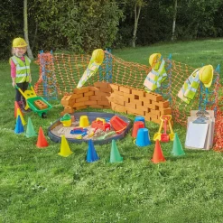 Hot Role Play Construction Site Play Set 84pcs Role Play Furniture & Accessories|Builders Role Play