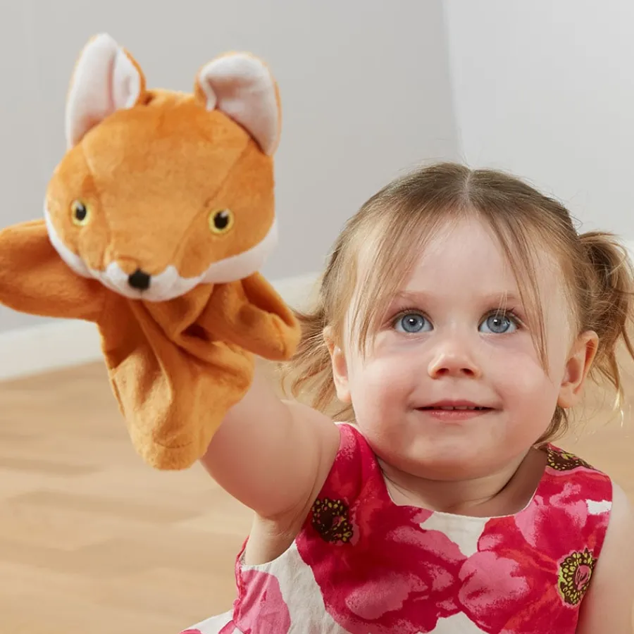Outlet Role Play Wildlife Puppet Set 5pcs Book & Reading|Puppets & Theatres