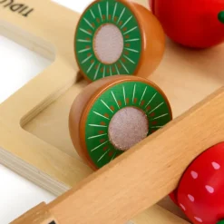 Outlet Role Play Wooden Slicing Fruit & Veg Set Kitchens & Accessories|Shopping & Food