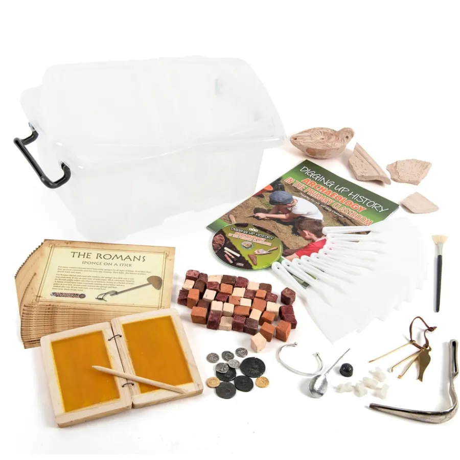Online Roman Archaeo-Box Artefact Collection KS2 Historical Artefacts|Romans