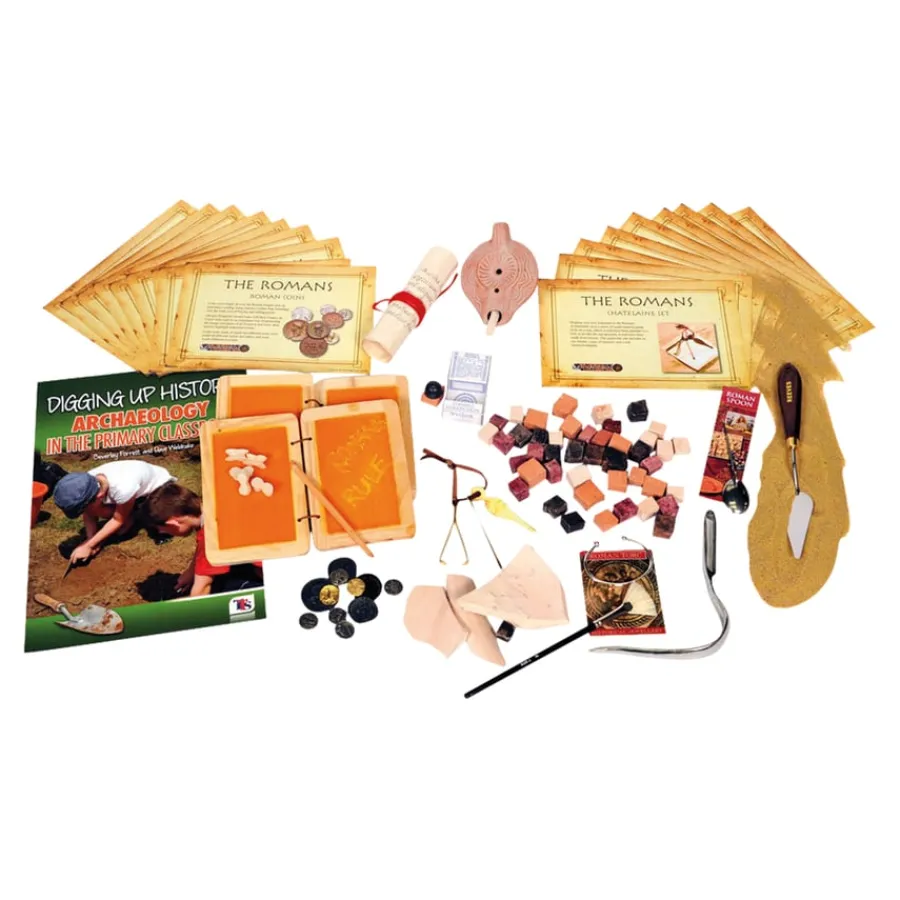 Online Roman Archaeo-Box Artefact Collection KS2 Historical Artefacts|Romans