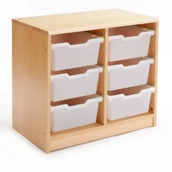 Sale Room Scenes Tray Storage Unit with 6 Clear Trays Boxes & Containers|Express Delivery Furniture