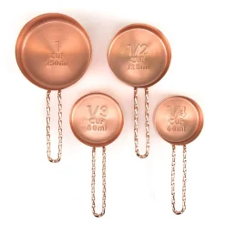 Clearance Rose Gold Measuring Cups 4pk Outdoor Sand & Water|Kitchens & Accessories