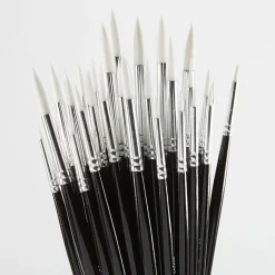 Outlet Sable Substitute Paint Brushes 50pk Paint Pots & Trays|Paint Brushes & Applicators