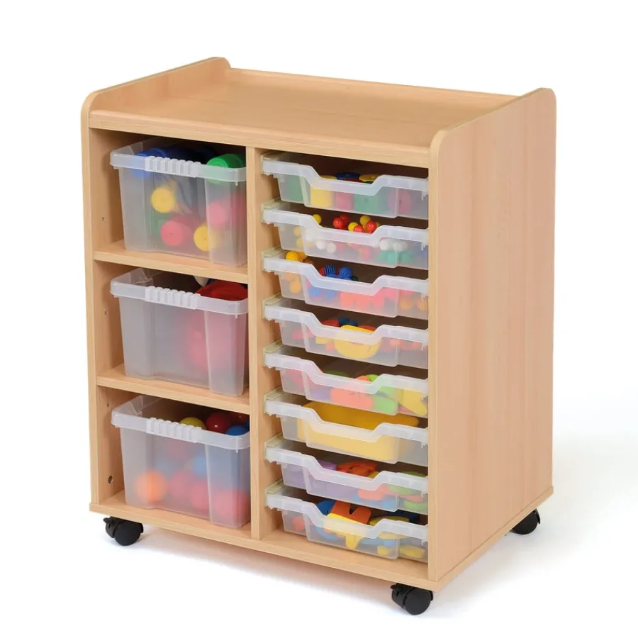Hot Safe Sturdy Storage Tray Unit 3 Deep Trays Boxes & Containers|Express Storage