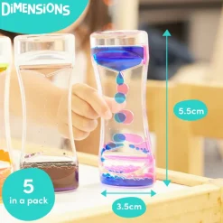 Sensory Liquid Motion Timers 5pk Calming & Fidgets
