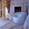 Sensory Room White Bean Bag H750mm Light Up Learning|Outdoor Physical Development