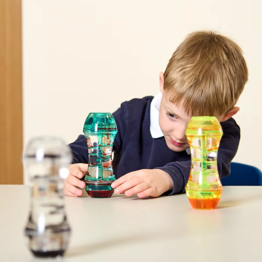 Online Sensory Spiral Liquid Timers 3pk Touch, Sound & Aromas