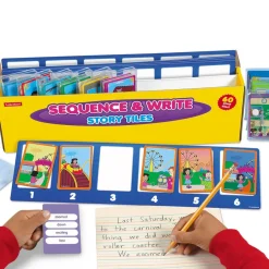 Hot Sequence & Write Story Tiles 60pk Writing|Handwriting