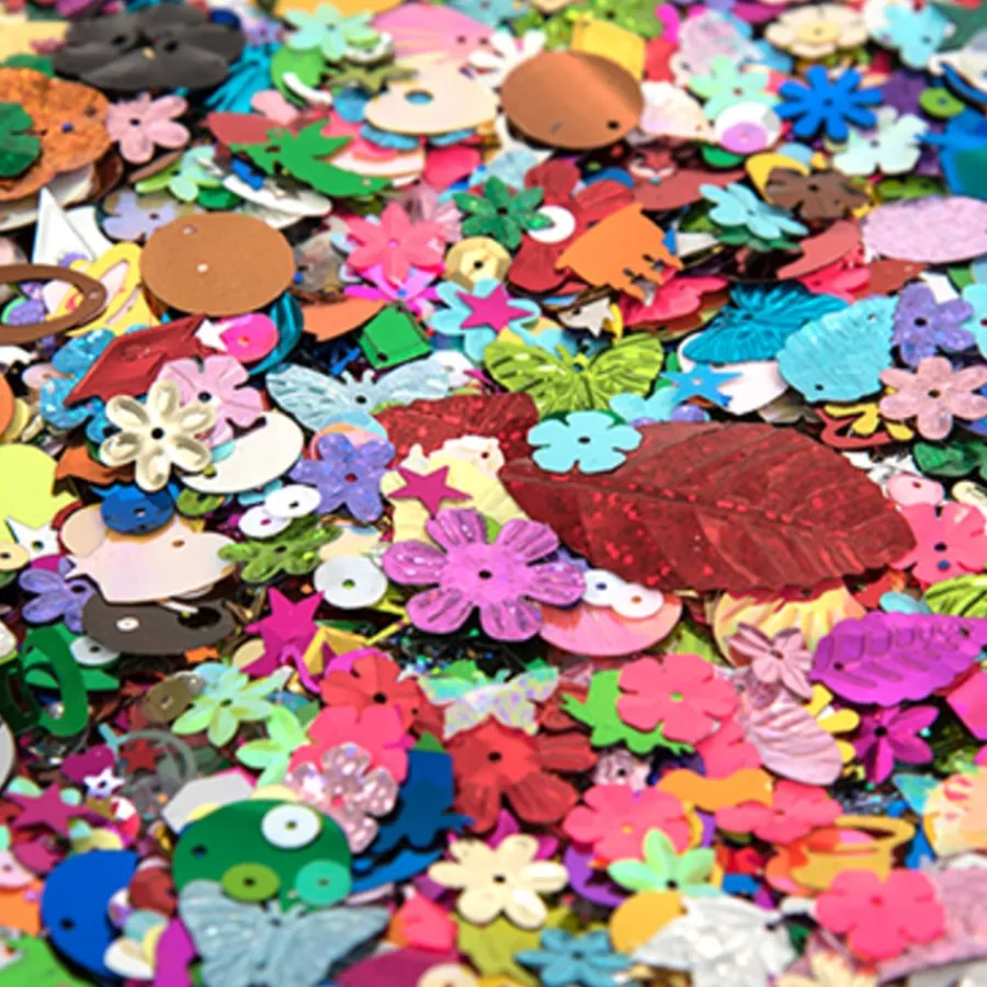Outlet Sequins and Spangles Assorted 500g Steam|Festivals & Celebrations