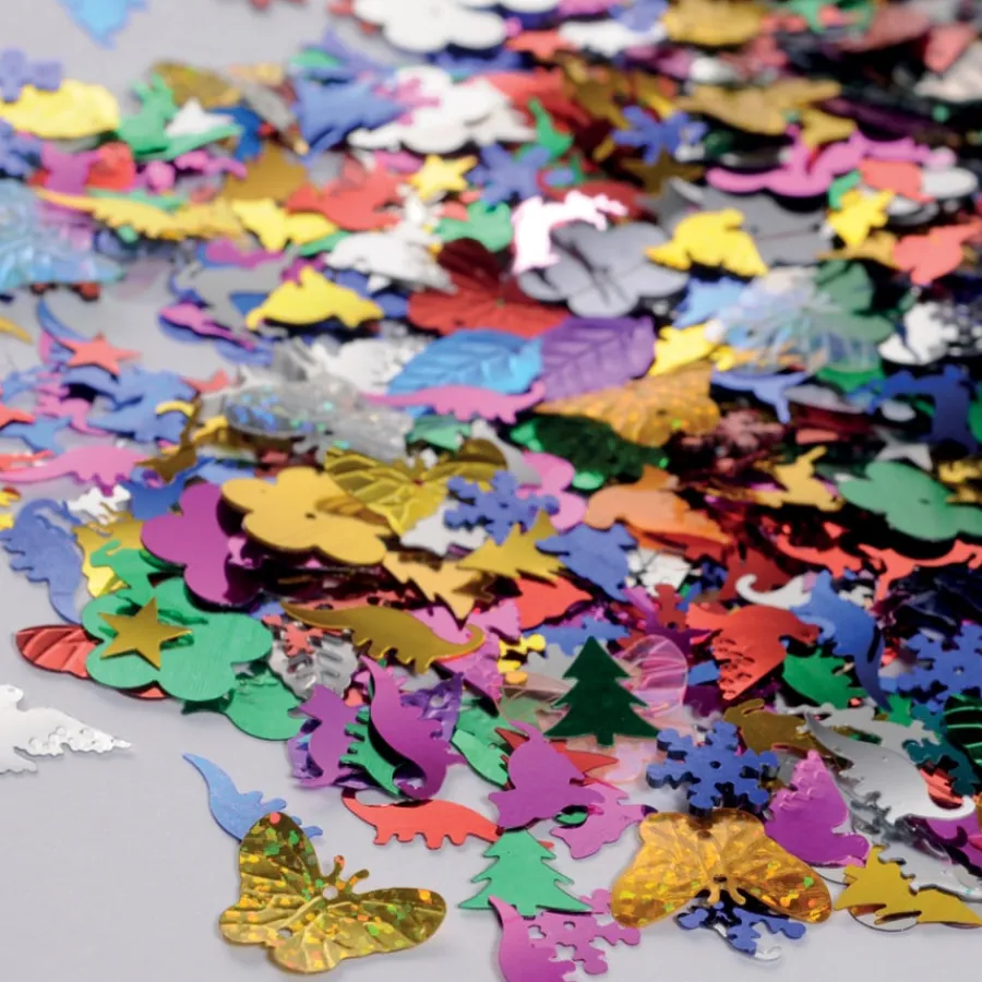 Outlet Sequins and Spangles Assorted 500g Steam|Festivals & Celebrations
