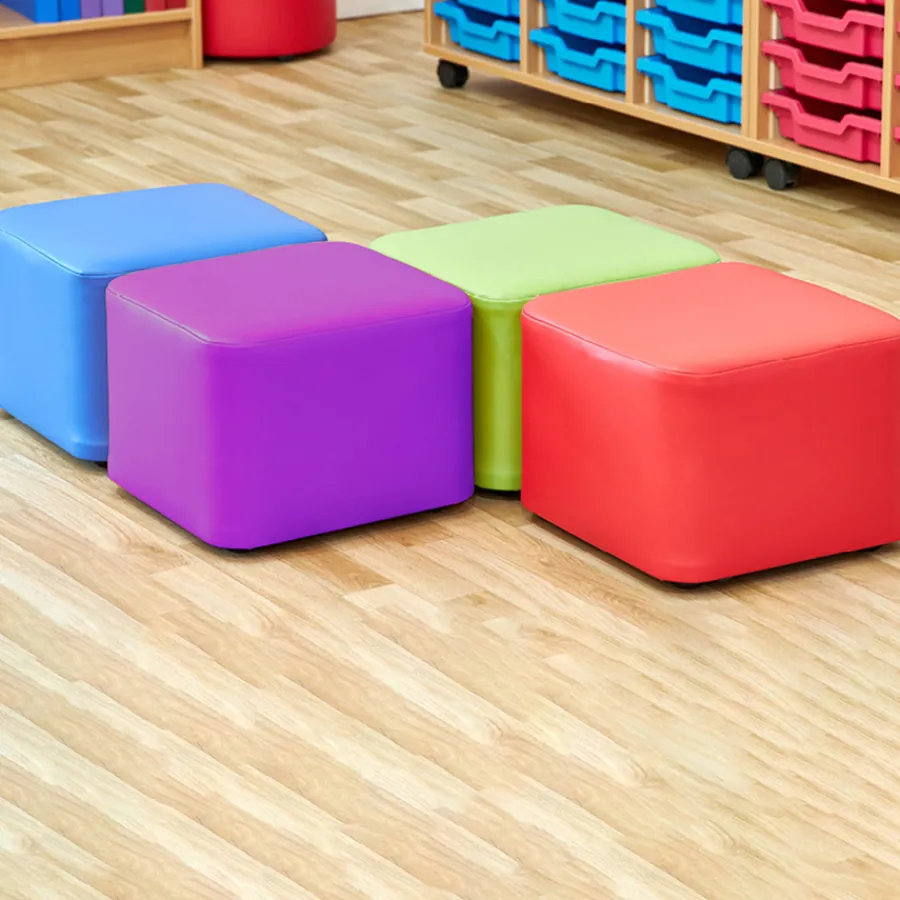 Best Set of Four Cube Foam Seats Bean Bags|Bean Bags And Cusions
