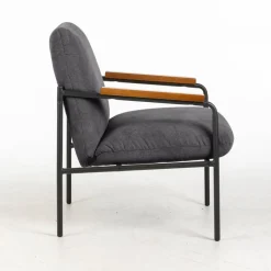 Online Settle Reception Chair with Wooden Arm Pads Chairs