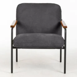 Online Settle Reception Chair with Wooden Arm Pads Chairs