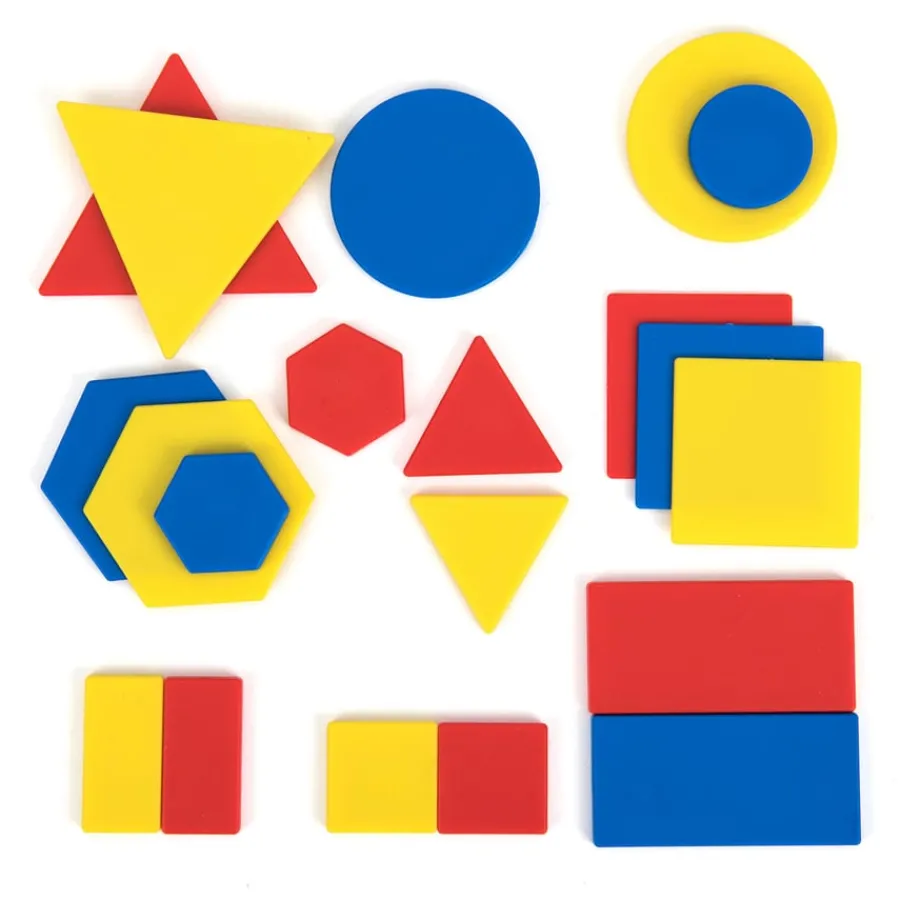 Clearance Shapes and Size Attribute Set Pocket Blocks 60pcs Geometry & Shape
