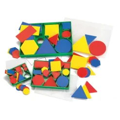 Clearance Shapes and Size Attribute Set Pocket Blocks 60pcs Geometry & Shape