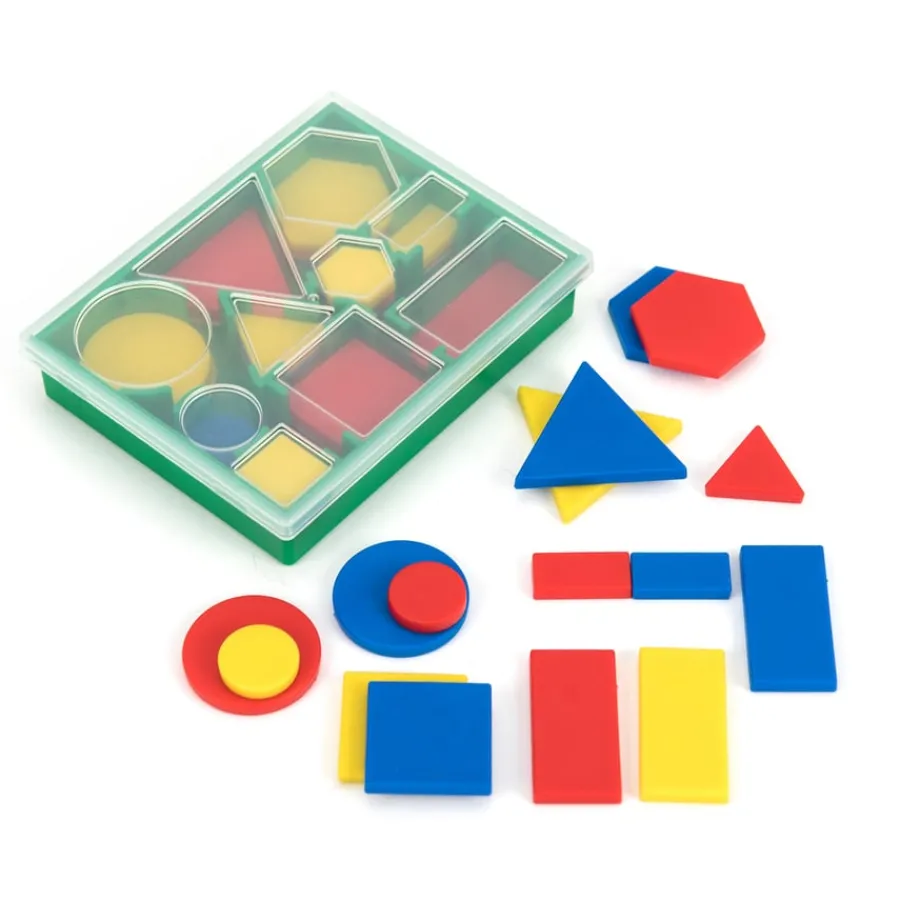 Clearance Shapes and Size Attribute Set Pocket Blocks 60pcs Geometry & Shape