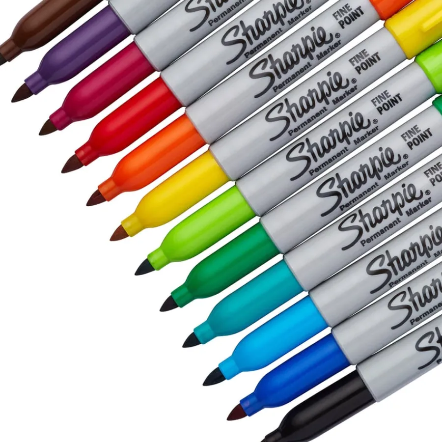 Hot Sharpie Permanent Marker Pens 12pk Steam|Permanent Pens