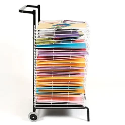 Best 30 Shelf Mobile Drying Rack L65 x W55 x H103cm Dividers, Display & Easels|Drying Racks & Trolleys