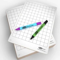 Outlet Show-me Gridded Rigid Lapboards 10pk Teacher Resources|Literacy Essentials
