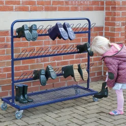 Clearance Single Sided Wellie Rack Stand Outdoor Storage|Cloakroom Storage