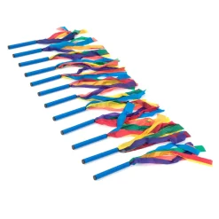 Hot Six Colour Dance Wands 12pk Dance & Movement|Outdoor Physical Development