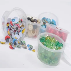 Small Plastic Pots with Lids 36pk Outdoor Art|Outdoor Art