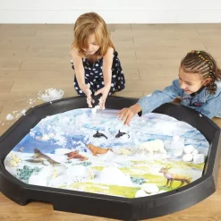 Online Small World Arctic Frozen World Tuff Tray Mat Animals|Tuff Trays, Stands & Accessories